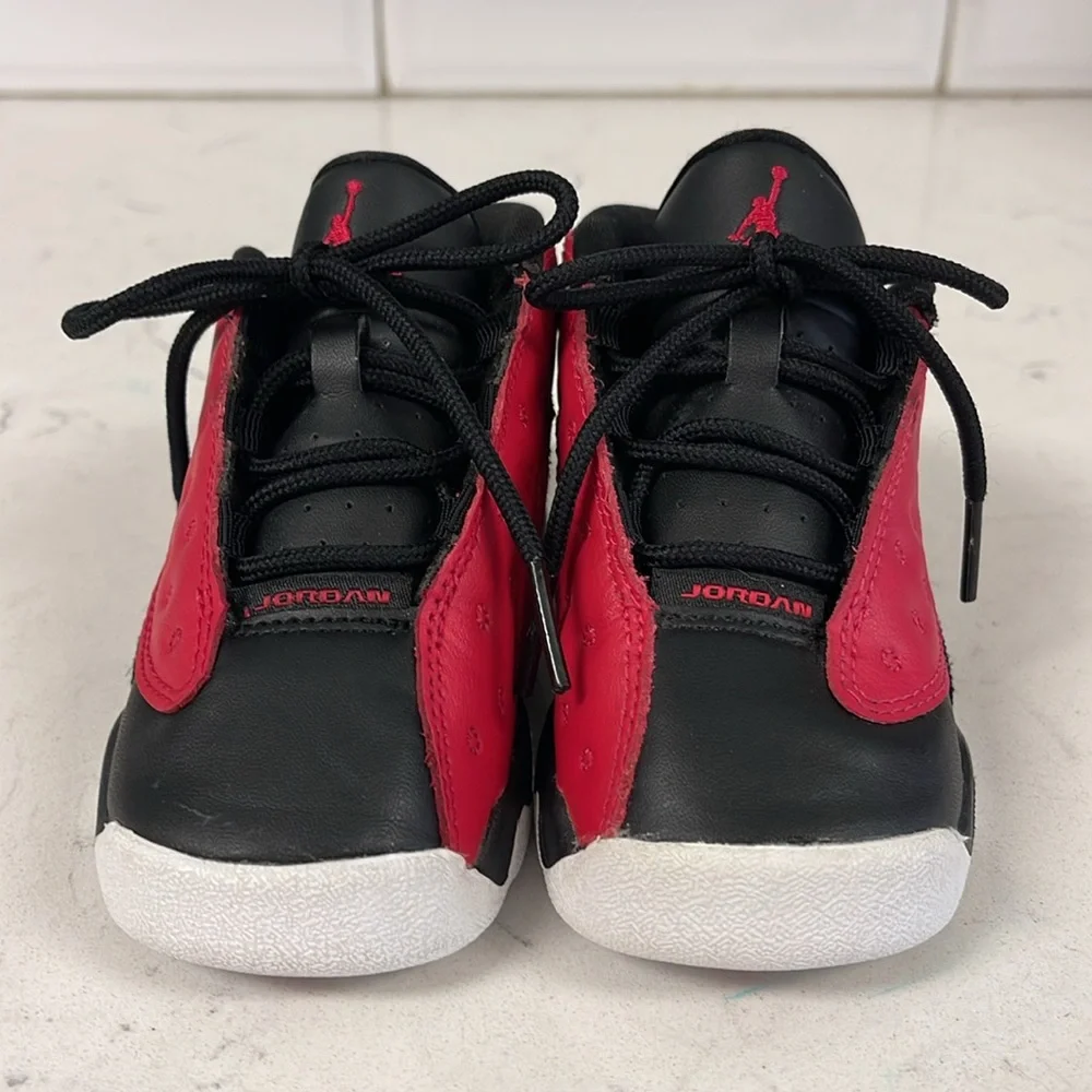 Jordan 13 Retro Low Very Berry (TD) Kids Black & Red Sneakers Size 7 DA8017-061